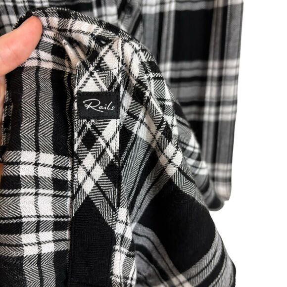 Rails Button Jordyn Sleeveless Front Side Split Long Tunic Women’s Small - Picture 11 of 16